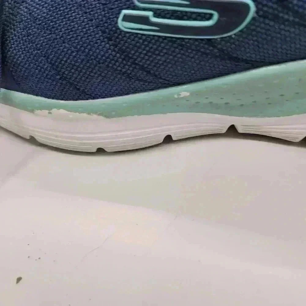 Skechers Comp Toe Arch Fit Slip Resistant Shoes Blue Sz 6.5 - Picture 7 of 9